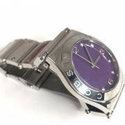  Shop Authentic Marc Jacobs Purple Dial Silver Steel Strap Watch for Women - MBM3032 - Luxxuri