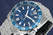  Shop Authentic Tag Heuer Formula 1 Bucherer Blue Edition Blue Dial Silver Steel Strap Watch for Men - WAZ2015.BA0842 - Luxxuri