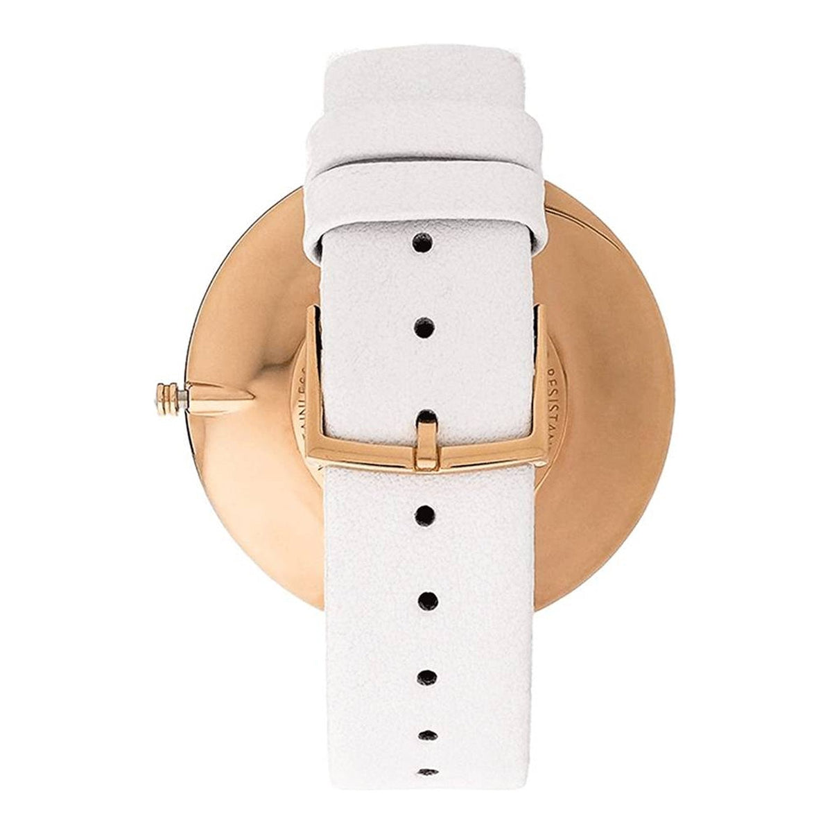 Shop Authentic Calvin Klein Full Moon White Dial White Leather Strap Watch for Women - K8Y236L6 - Luxxuri