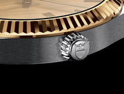  Shop Authentic Tudor Style Automatic Gold Dial Two Tone Steel Strap Watch for Men - M12713-0001 - Luxxuri