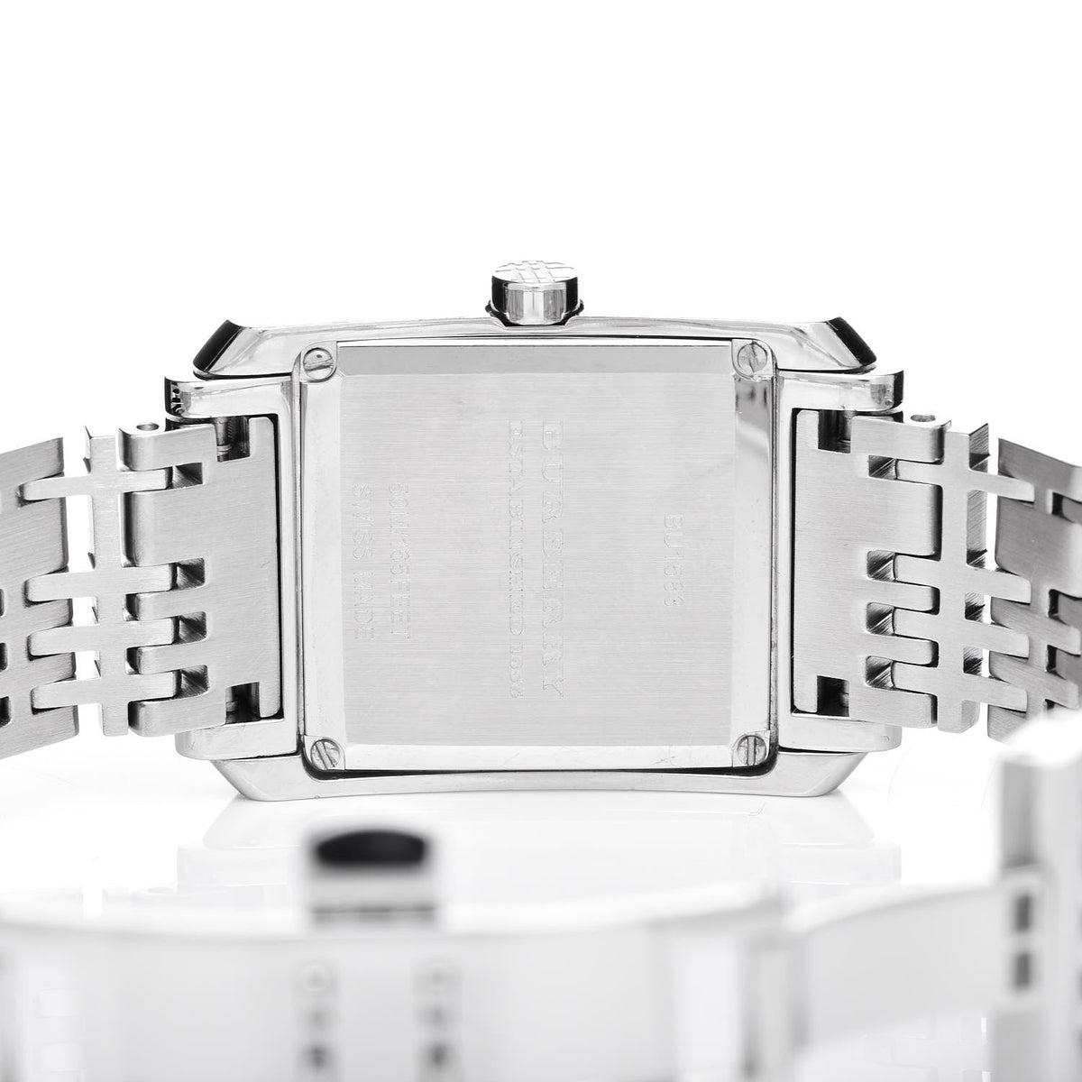  Shop Authentic Burberry Heritage Diamond White Dial Silver Stainless Steel Strap Watch for Women - BU1583 - Luxxuri