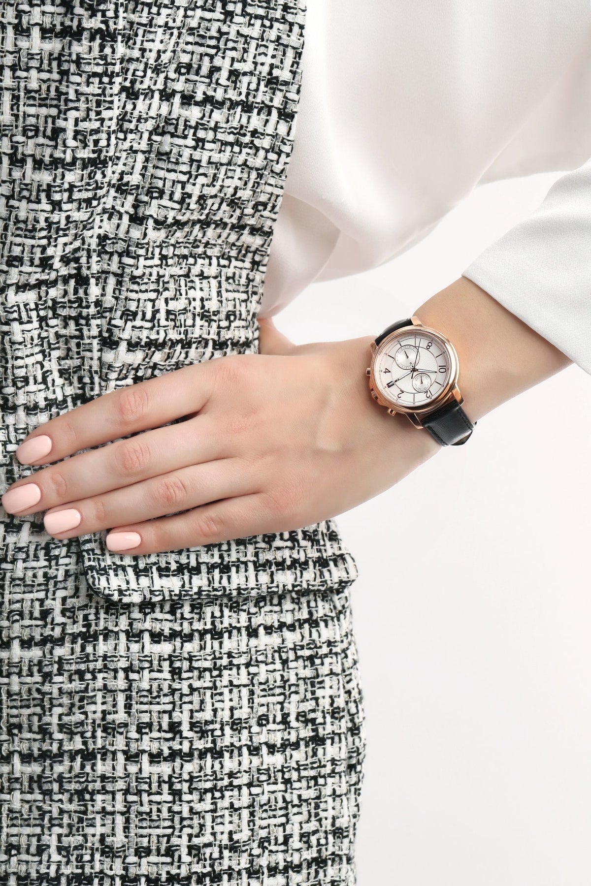  Shop Authentic Tommy Hilfiger Claudia White Dial Black Leather Strap Watch for Women - 1781817 - Luxxuri