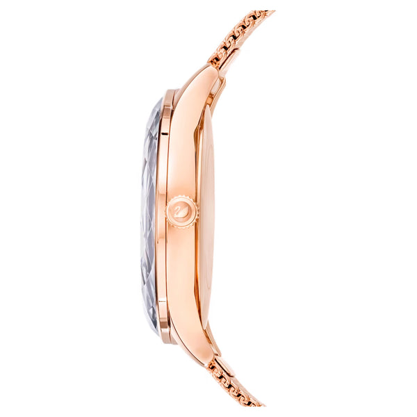  Shop Authentic Swarovski Octea Nova Grey Dial Gold Mesh Bracelet Watch for Women - 5451634 - Luxxuri