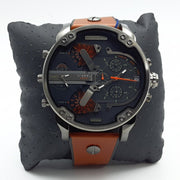  Shop Authentic Diesel Mr Daddy 2.0 Black Dial Brown Leather Strap Watch For Men - DZ7332 - Luxxuri