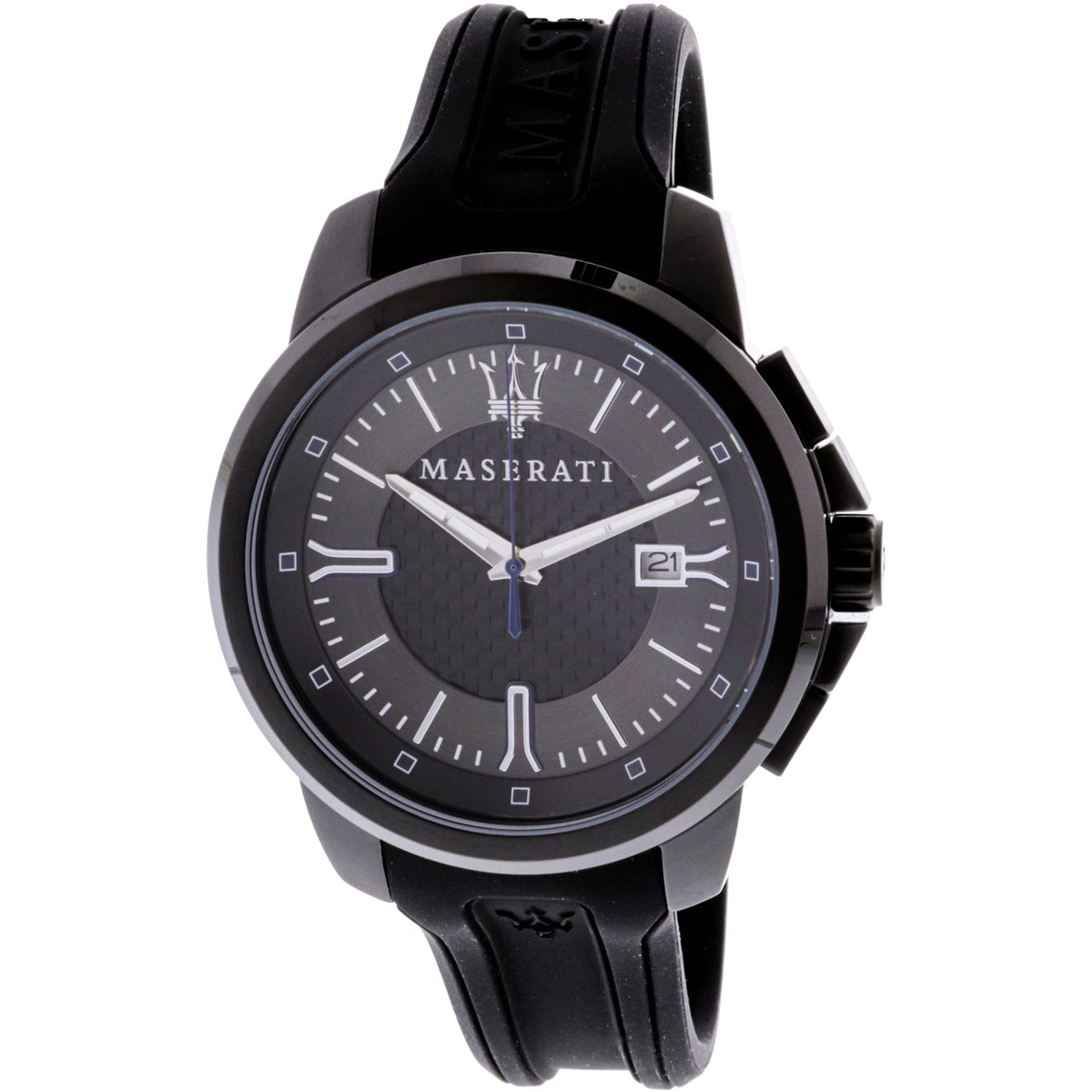  Shop Authentic Maserati SFIDA Black Dial Black Rubber Strap Watch For Men - R8851123004 - Luxxuri