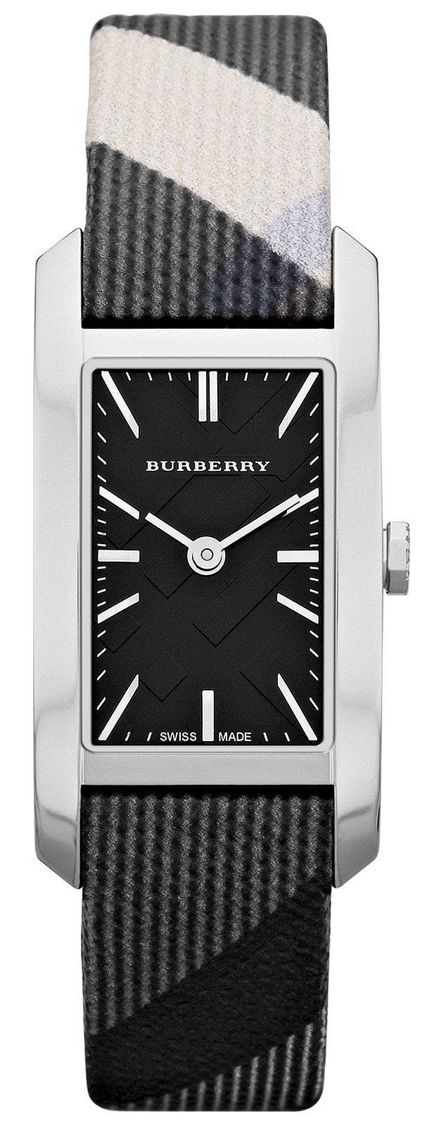  Shop Authentic Burberry The Pioneer Black Dial Leather Strap Watch for Women - BU9505 - Luxxuri