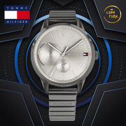  Shop Authentic Tommy Hilfiger Quartz Silver Dial Grey Steel Strap Watch for Women - 1782062 - Luxxuri