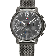  Shop Authentic Tommy Hilfiger London Chronograph Grey Dial Grey Mesh Bracelet Watch for Men - 1791530 - Luxxuri