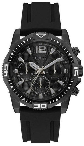  Shop Authentic Guess Commander Black Dial Black Rubber Strap Watch for Men - GW0211G3 - Luxxuri