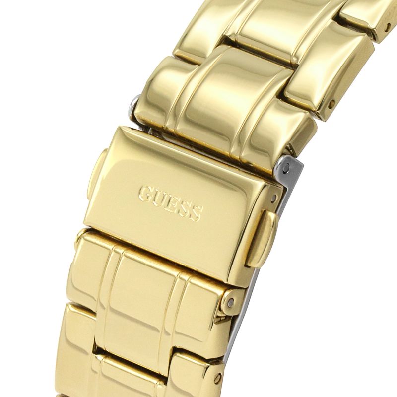  Shop Authentic Guess Sparkler Diamonds Black Dial Gold Steel Strap Watch for Women - GW0111L2 - Luxxuri