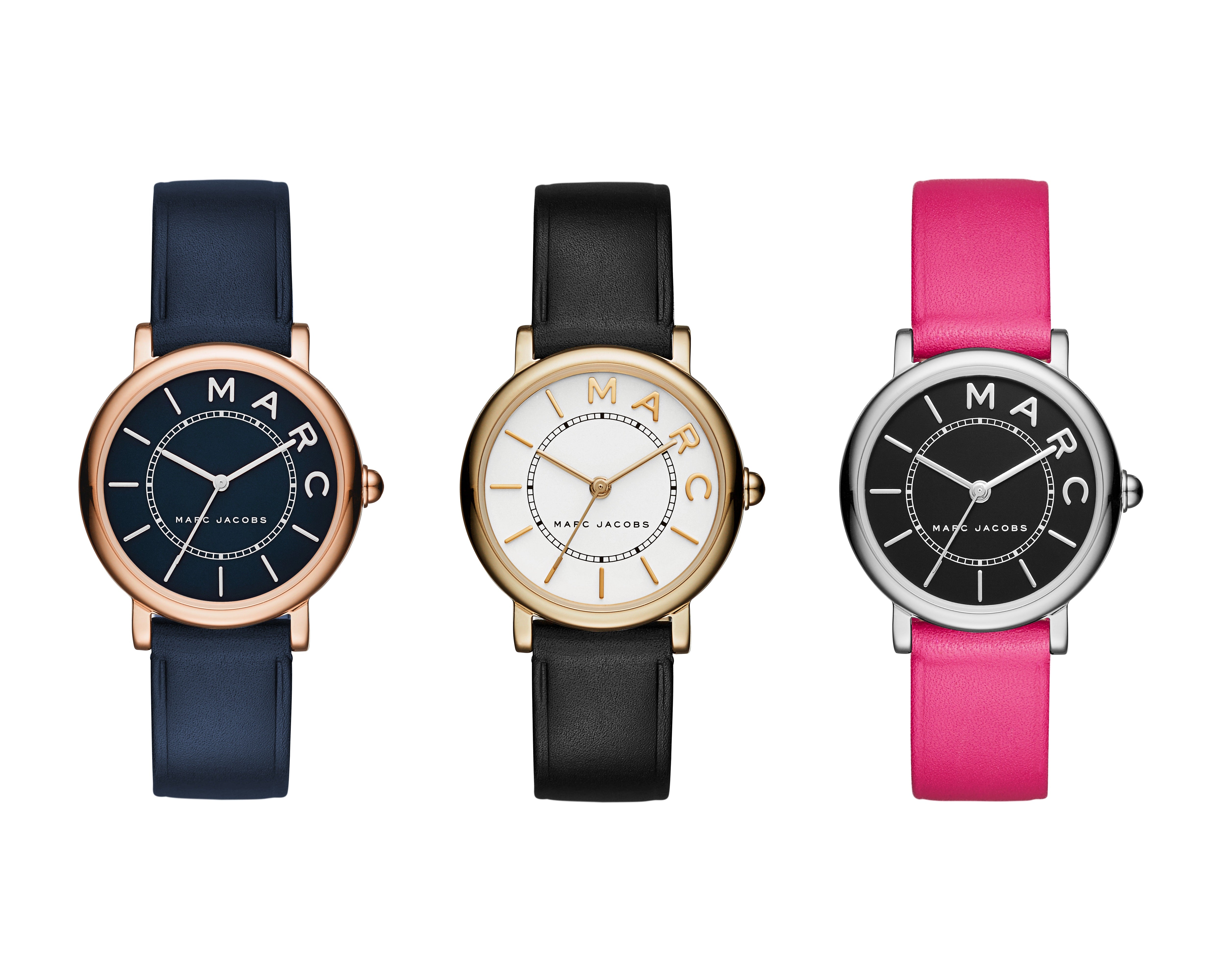  Shop Authentic Marc Jacobs Roxy Black Dial Pink Leather Strap Watch for Women - MJ1540 - Luxxuri