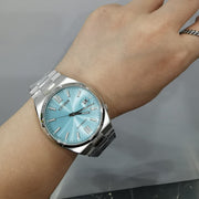  Shop Authentic Citizen Tsuyosa Automatic Turquoise Dial Silver Steel Strap Watch For Men - NJ0151-88M - Luxxuri