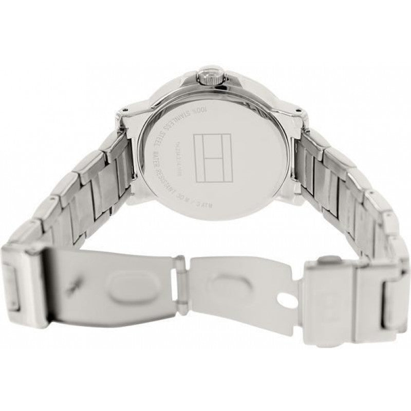  Shop Authentic Tommy Hilfiger White Dial Silver Steel Strap Watch for Women - 1781397 - Luxxuri