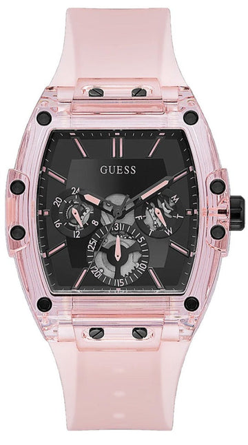  Shop Authentic Guess Sporting Black Dial Pink Rubber Strap Watch for Men - GW0032G1 - Luxxuri