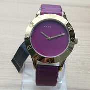  Shop Authentic Marc Jacobs Blade Purple Dial Purple Leather Strap Watch for Women - MBM1203 - Luxxuri