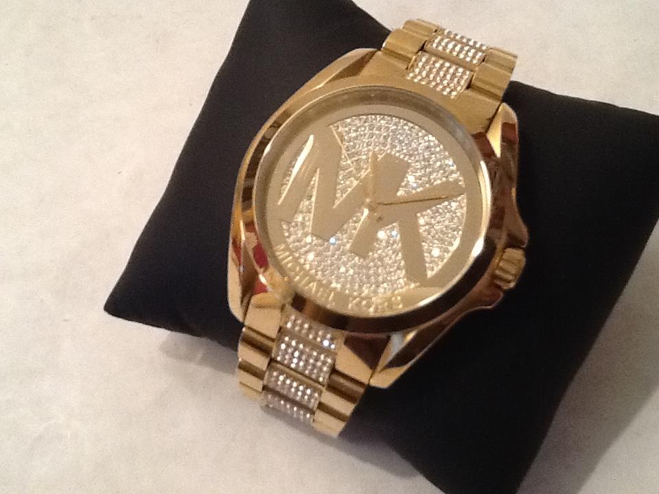  Shop Authentic Michael Kors Bradshaw Gold Dial Gold Steel Strap Watch for Women - MK6487 - Luxxuri