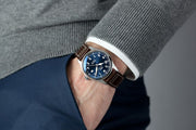  Shop Authentic IWC Pilot's Mark XVIII Le Petit Prince Blue Dial Brown Leather Strap Watch for Men - IW327004 - Luxxuri