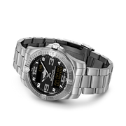  Shop Authentic Breitling Aerospace Evo Black Dial Silver Steel Strap Watch for Men - E79363101B1E1 - Luxxuri
