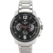  Shop Authentic Tommy Hilfiger Decker Quartz Black Dial Silver Steel Strap Watch for Men - 1791472 - Luxxuri