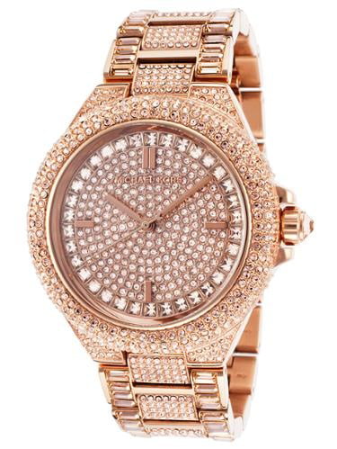  Shop Authentic Michael Kors Camille Crystal Rose Gold Dial Rose Gold Steel Strap Watch for Women - MK5862 - Luxxuri