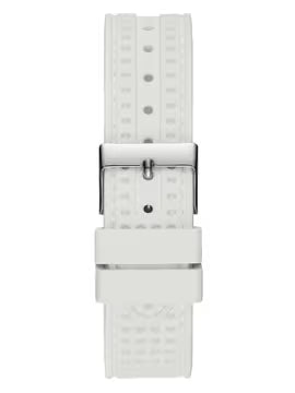  Shop Authentic Guess Marina Quartz White Dial White Rubber Strap Watch For Women - W1025L1 - Luxxuri