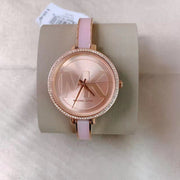  Shop Authentic Michael Kors Jaryn Analog Rose Gold Dial Pink Steel Strap Watch For Women - MK4545 - Luxxuri