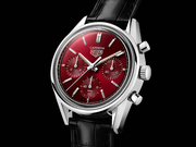  Shop Authentic Tag Heuer Carrera Automatic Chronograph Red Dial Black Leather Strap Watch for Men - CBK221G.FC6479 - Luxxuri