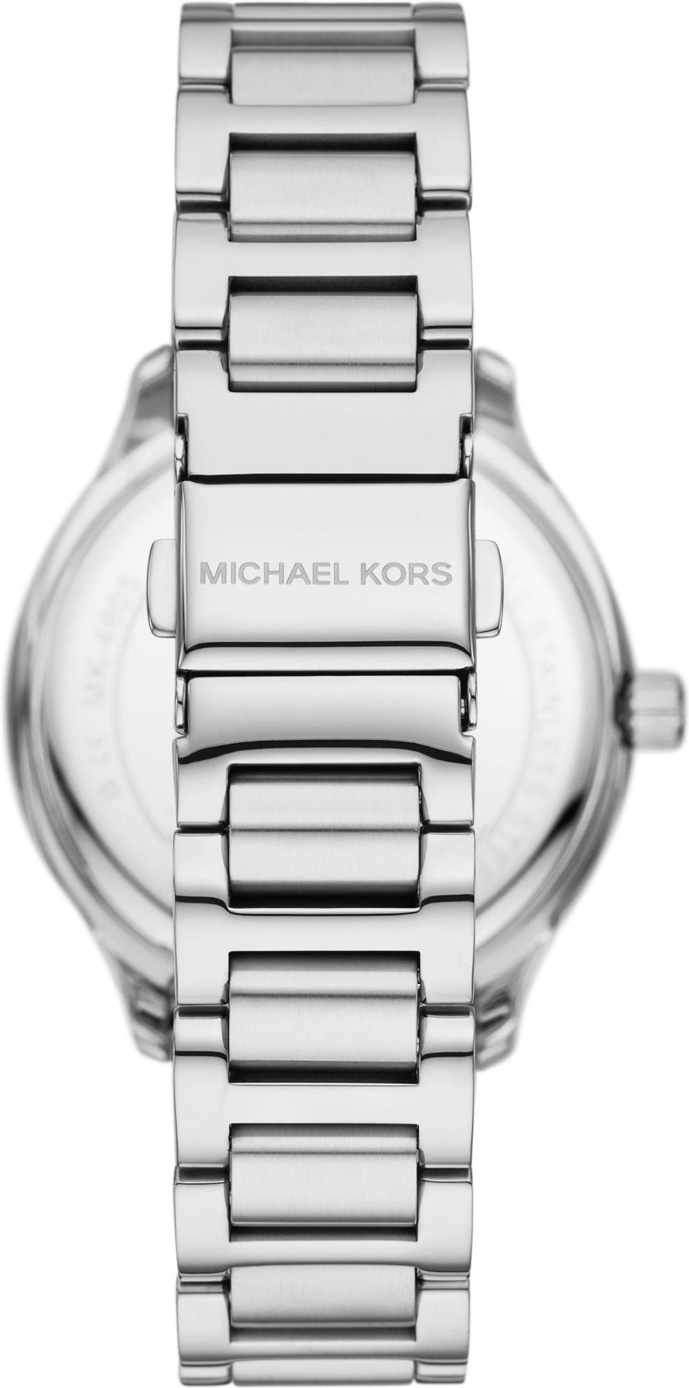  Shop Authentic Michael Kors Sage Three-Hand White Dial Silver Steel Strap Watch for Women - MK4807 - Luxxuri
