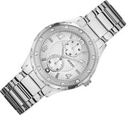  Shop Authentic Guess Siren White Dial Silver Steel Strap Watch for Women - W0442L1 - Luxxuri