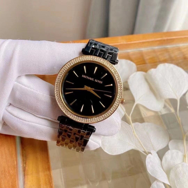  Shop Authentic Michael Kors Darci Black Dial Black Steel Strap Watch for Women - MK3322 - Luxxuri
