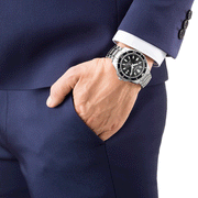  Shop Authentic Citizen Promaster Diver Chronograph Black Dial Silver Steel Strap Watch For Men - BN0190-82E - Luxxuri