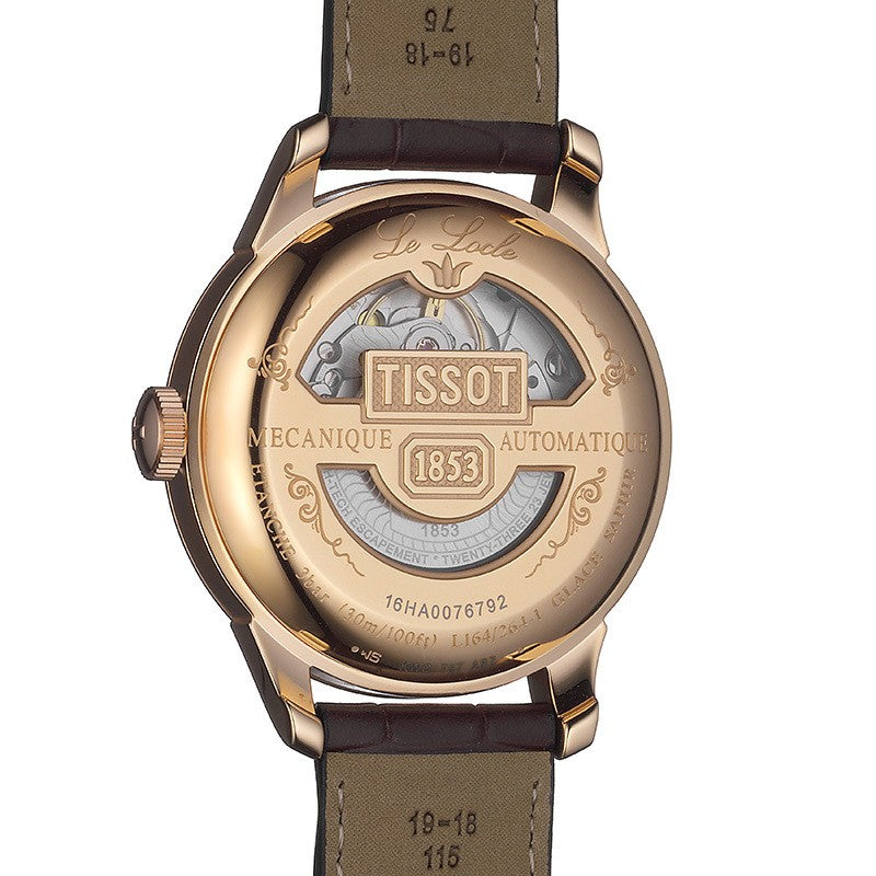  Shop Authentic Tissot Le Locle Powermatic 80 Silver Dial Brown Leather Strap Watch For Men - T006.407.36.033.00 - Luxxuri