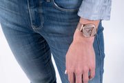  Shop Authentic Guess Iconic Diamonds Rose Gold Dial Rose Gold Mesh Bracelet Watch For Women - GW0477L3 - Luxxuri