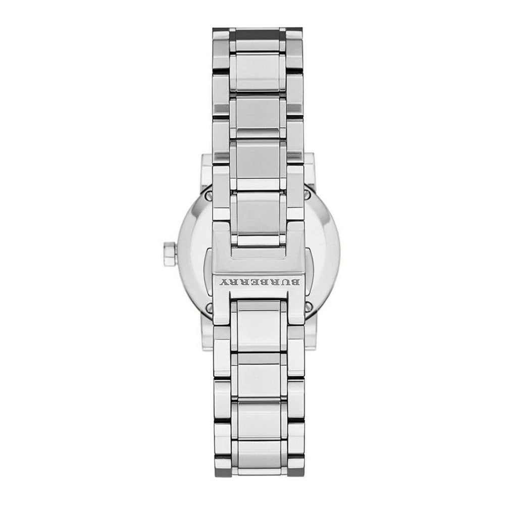  Shop Authentic Burberry The City Silver Dial Silver Steel Strap Watch for Women - BU9200 - Luxxuri