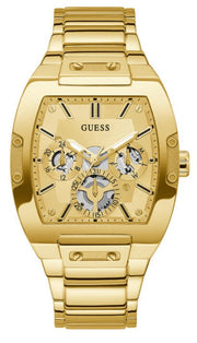  Shop Authentic Guess Phoenix Multi Function Gold Dial Gold Steel Strap Watch for Men - GW0456G2 - Luxxuri