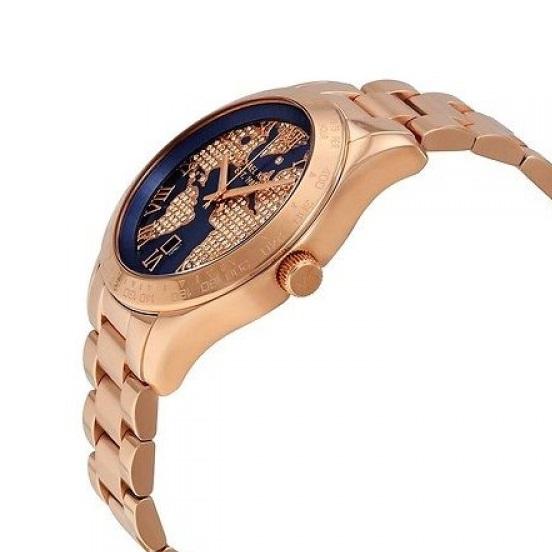  Shop Authentic Michael Kors Layton Rose Gold Dial Rose Gold Steel Strap Watch for Women - MK6395 - Luxxuri