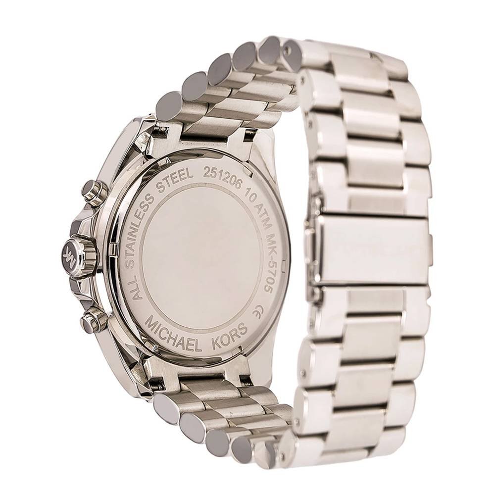  Shop Authentic Michael Kors Bradshaw Black Dial Silver Steel Strap Watch for Men - MK5705 - Luxxuri