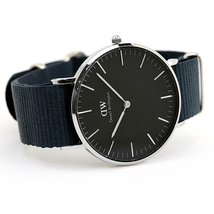  Shop Authentic Daniel Wellington Classic Bayswater Black Dial Black NATO Strap Watch For Women - DW00100282 - Luxxuri