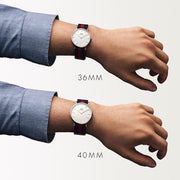  Shop Authentic Daniel Wellington Classic Oxford White Dial Two Tone NATO Strap Watch For Men - DW00100001 - Luxxuri