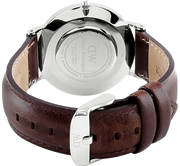  Shop Authentic Daniel Wellington Classic Bristol Quartz White Dial Brown Leather Strap Watch For Men - DW00100023 - Luxxuri