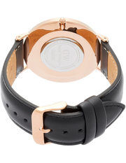 Shop Authentic Daniel Wellington Classic Sheffield White Dial Black Leather Strap Watch For Men - DW00100007 - Luxxuri