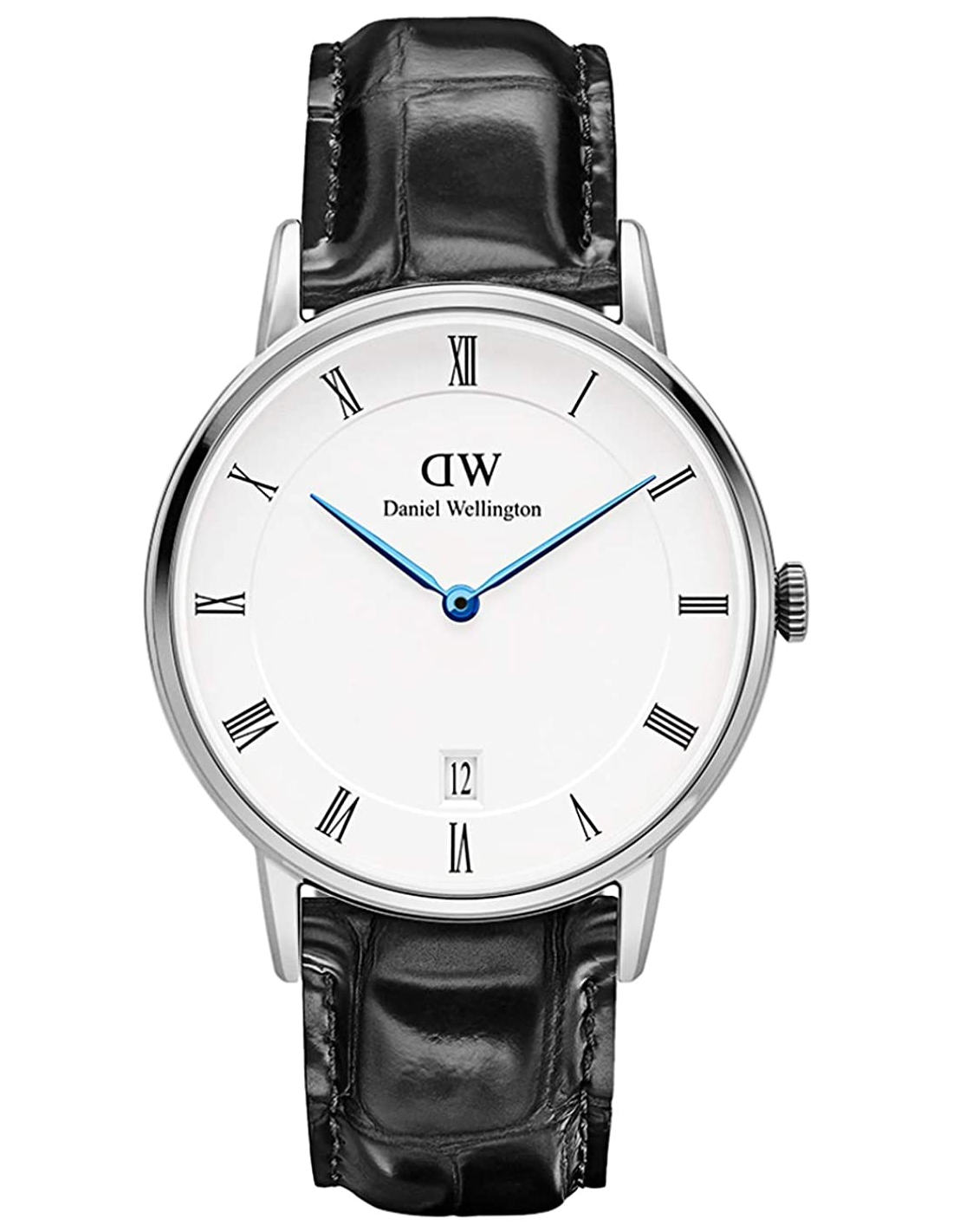  Shop Authentic Daniel Wellington Dapper Reading Quartz White Dial Black Leather Strap Watch For Women - DW00100117 - Luxxuri