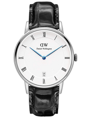  Shop Authentic Daniel Wellington Dapper Reading Quartz White Dial Black Leather Strap Watch For Women - DW00100117 - Luxxuri