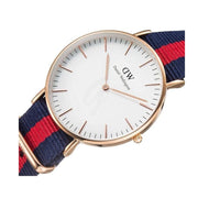  Shop Authentic Daniel Wellington Classic Oxford White Dial Two Tone NATO Strap Watch For Women - DW00100029 - Luxxuri