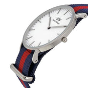  Shop Authentic Daniel Wellington Classic Oxford White Dial Two Tone NATO Strap Watch For Women - DW00100046 - Luxxuri