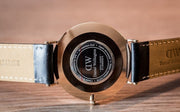  Shop Authentic Daniel Wellington Classic Sheffield Black Dial Black Leather Strap Watch For Men - DW00100127 - Luxxuri