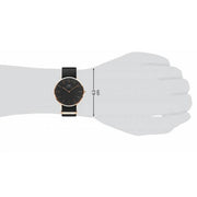  Shop Authentic Daniel Wellington Classic Cornwall Black Dial Black Nylon Strap Watch For Women - DW00100148 - Luxxuri