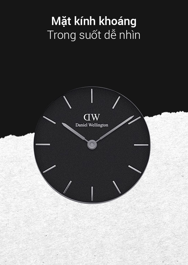  Shop Authentic Daniel Wellington Classic Petite Sheffield Black Dial Black Leather Strap Watch For Women - DW00100236 - Luxxuri