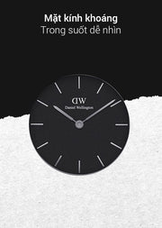 Shop Authentic Daniel Wellington Classic Petite Sheffield Black Dial Black Leather Strap Watch For Women - DW00100236 - Luxxuri