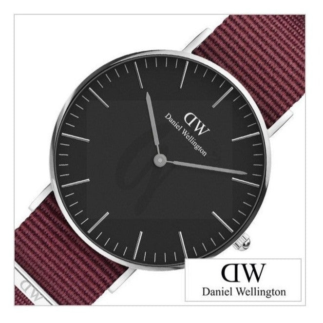  Shop Authentic Daniel Wellington Classic Roselyn Black Dial Maroon Nylon Strap Watch For Women - DW00100274 - Luxxuri